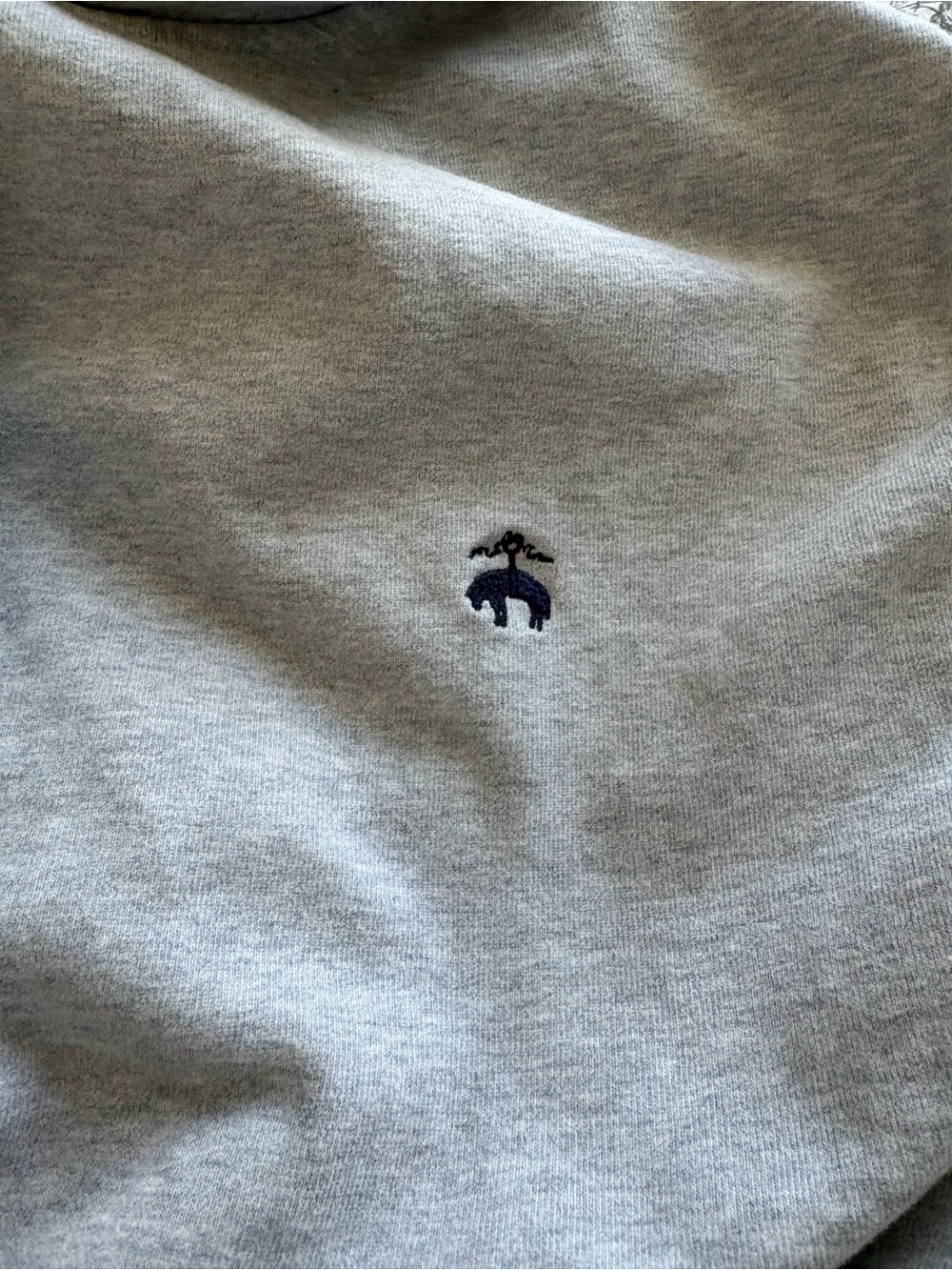 Brooks Brothers Stretch Sueded Cotton Jersey Hoodie Sz Large - Picture 3 of 13